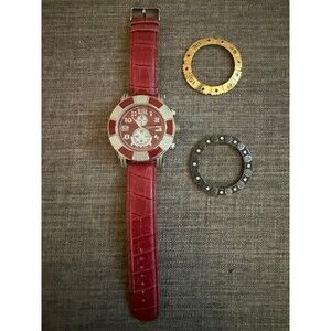 Men’s Techno King Bulky Watch w/interchangeable faces *Needs Battery*